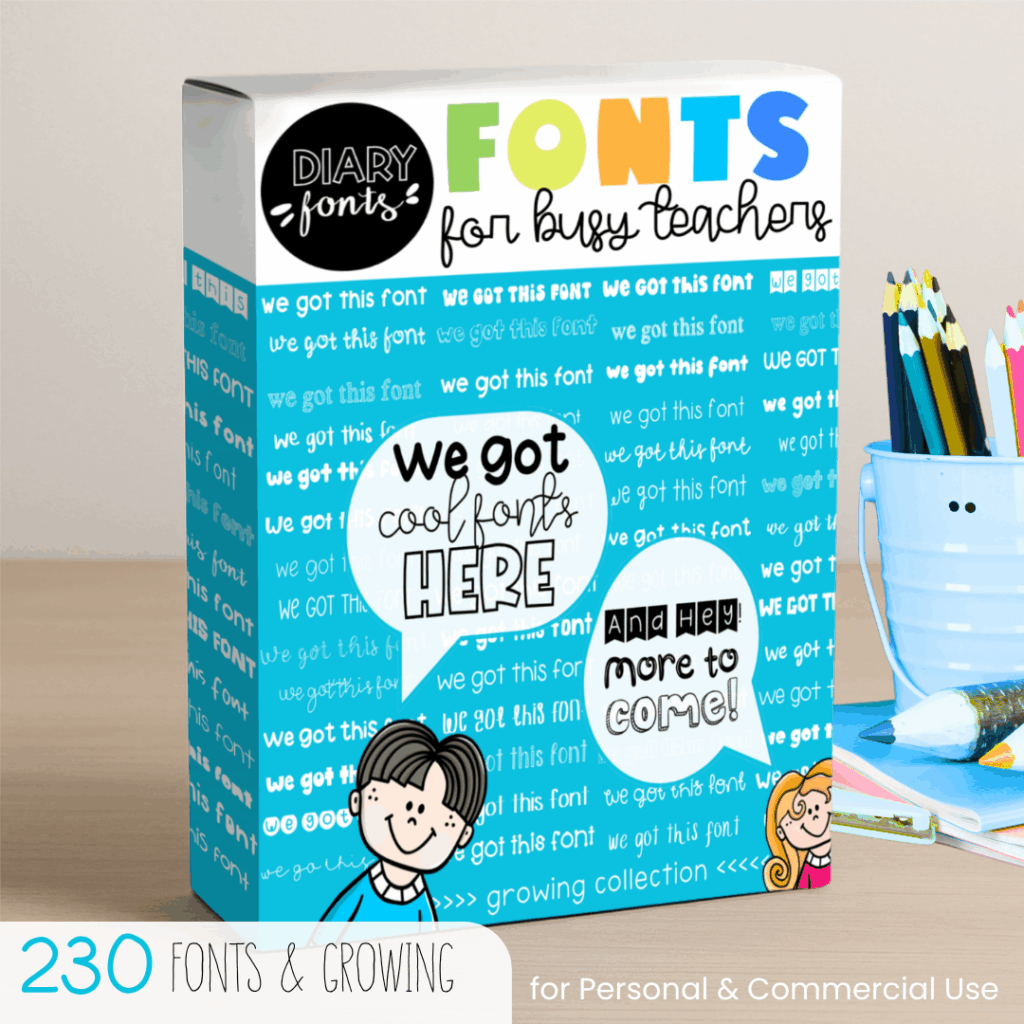 fonts for teachers