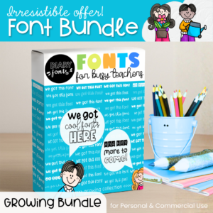 fonts for teachers