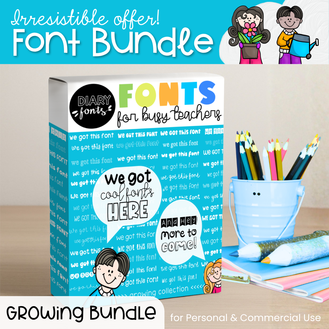 fonts for teachers