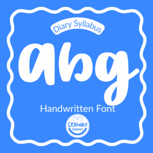 diary syllabus font