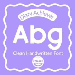diary achiever font