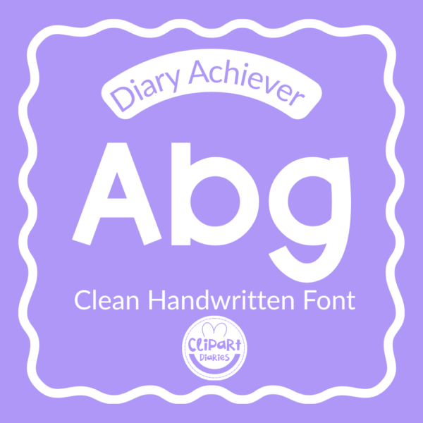 diary achiever font