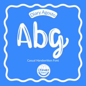 diary agosto font