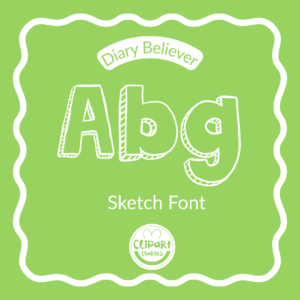 diary believer font
