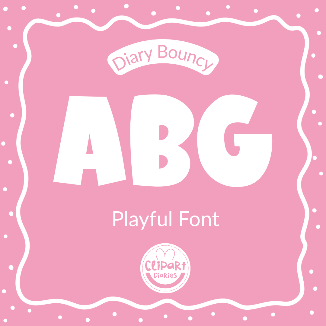 diary bouncy font