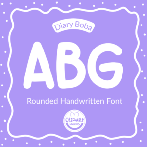 diary boba font