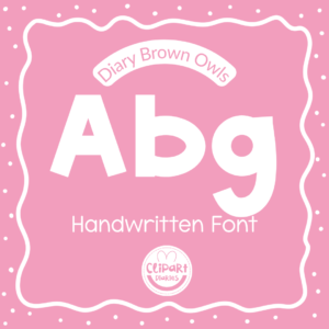 diary brown owls font