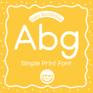 diary bumblebee font