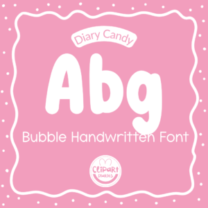 diary candy font