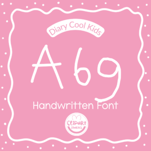 diary cool kids font