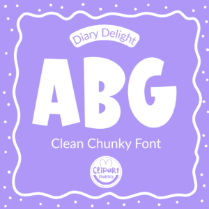 diary delight font
