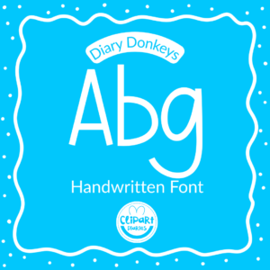 diary donkeys font