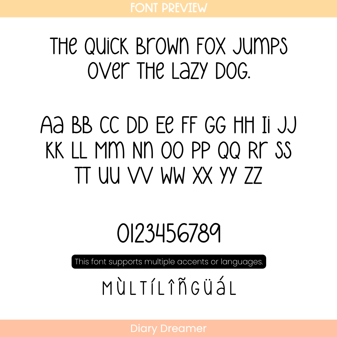 Diary Dreamer Font - Free Personal Use - Image 4