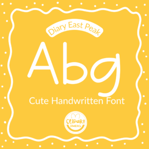 diary east peak font