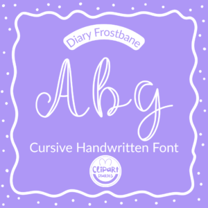 diary frostbane font
