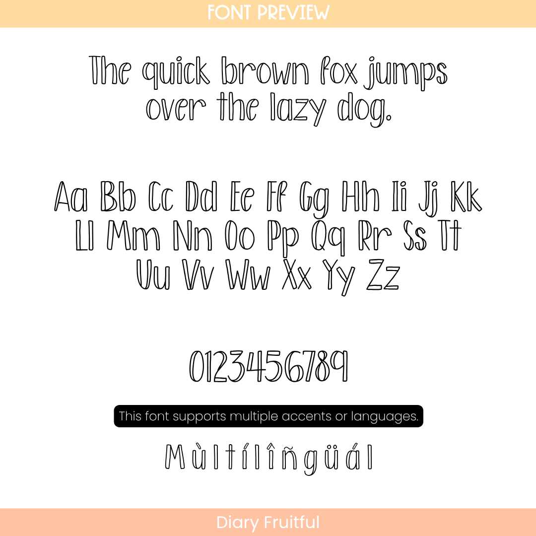 Diary Fruitful Font - Image 4