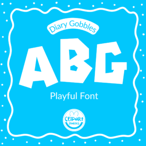 diary gobbles font