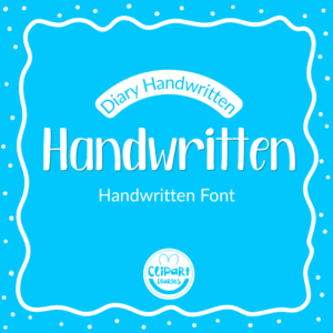 diary handwritten font