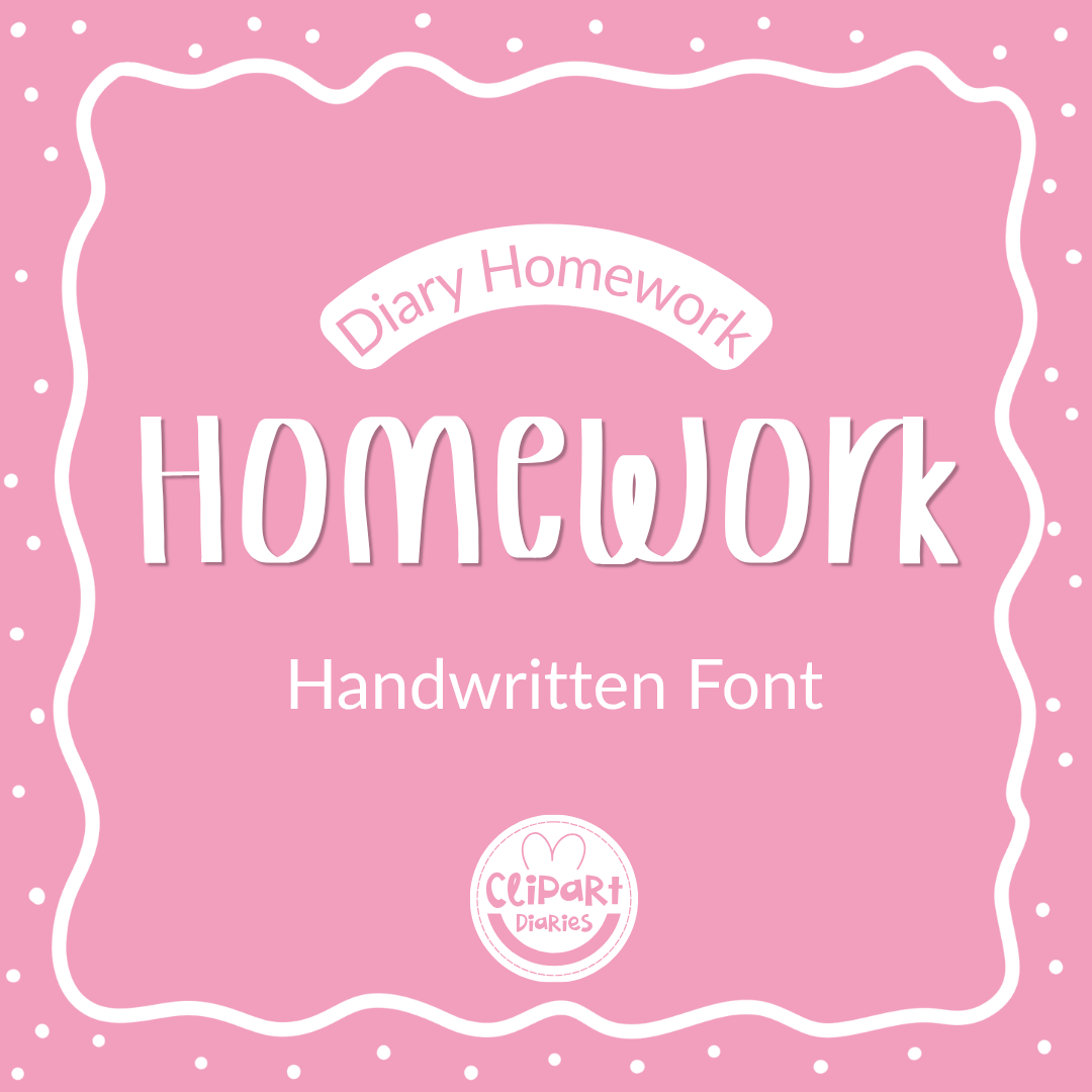 diary homework font for teachers
