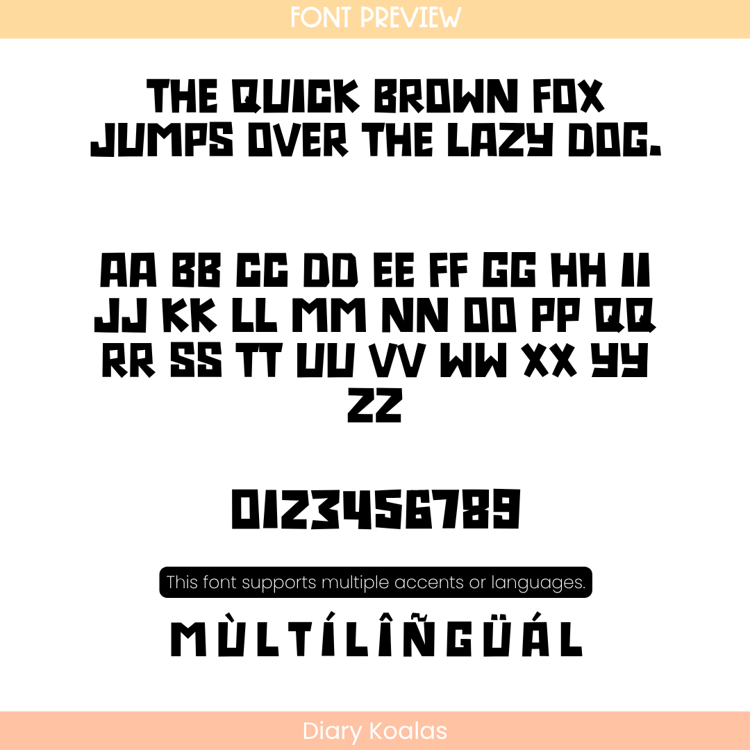 playful and chunky font for teachers and crafters