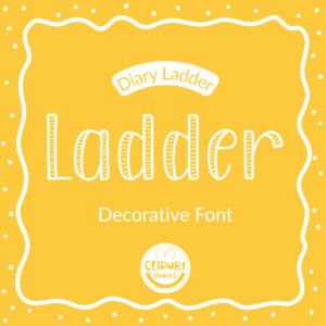 handwritten font for teachers - diary ladder