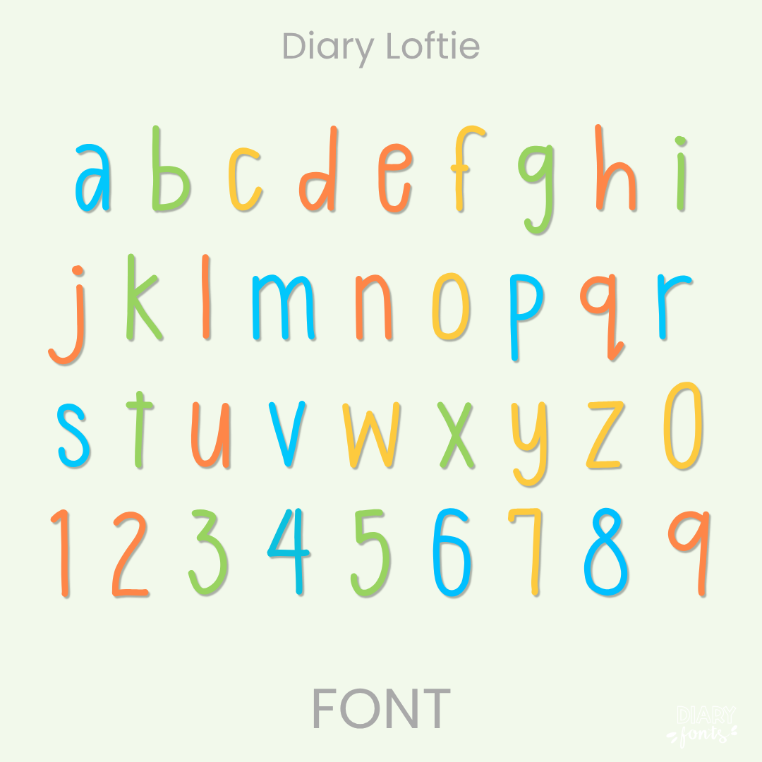 easy to read handwriting font for Canva and iPad