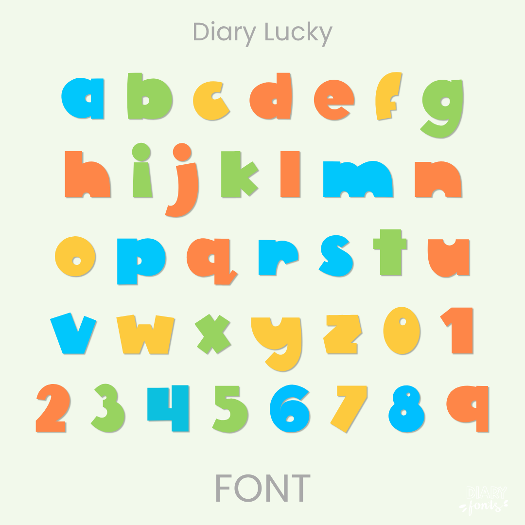chunky font for classrooms