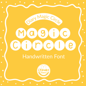 circled font for teachers