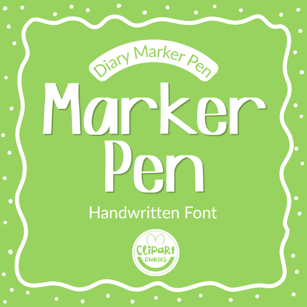 marker pen font style