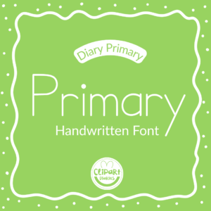 handwriting font for primary students