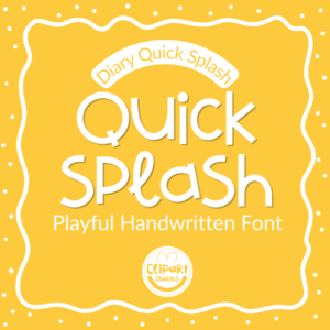 blocky handwritten font