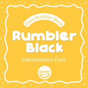 bold handwritten font