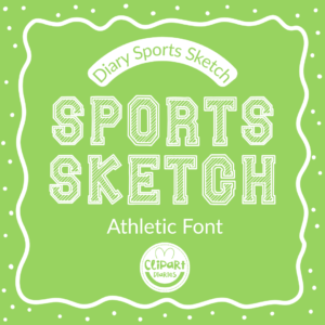 athletic sketch font