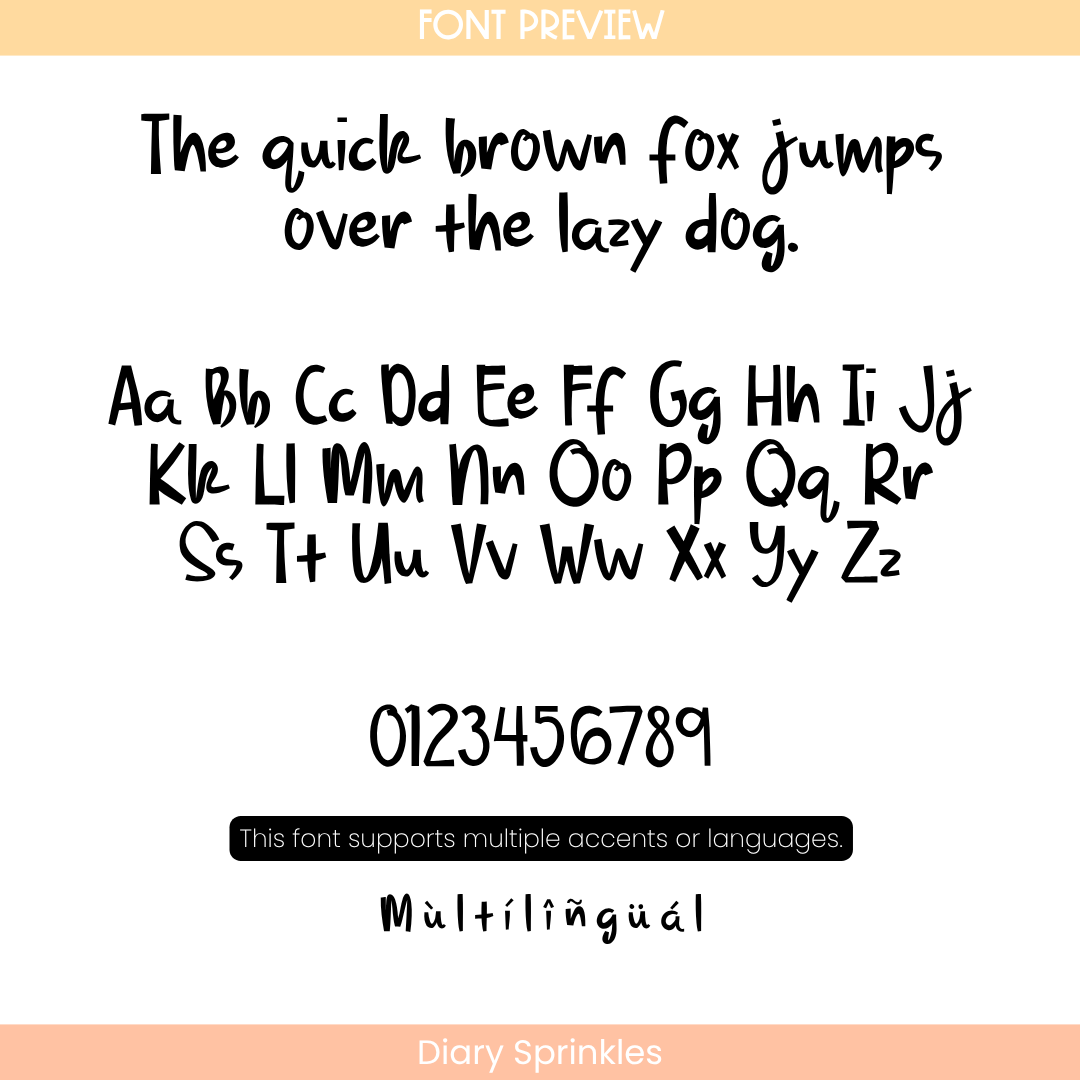 whimsical font for students