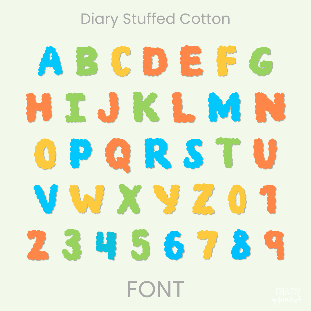 cloud style font for teachers