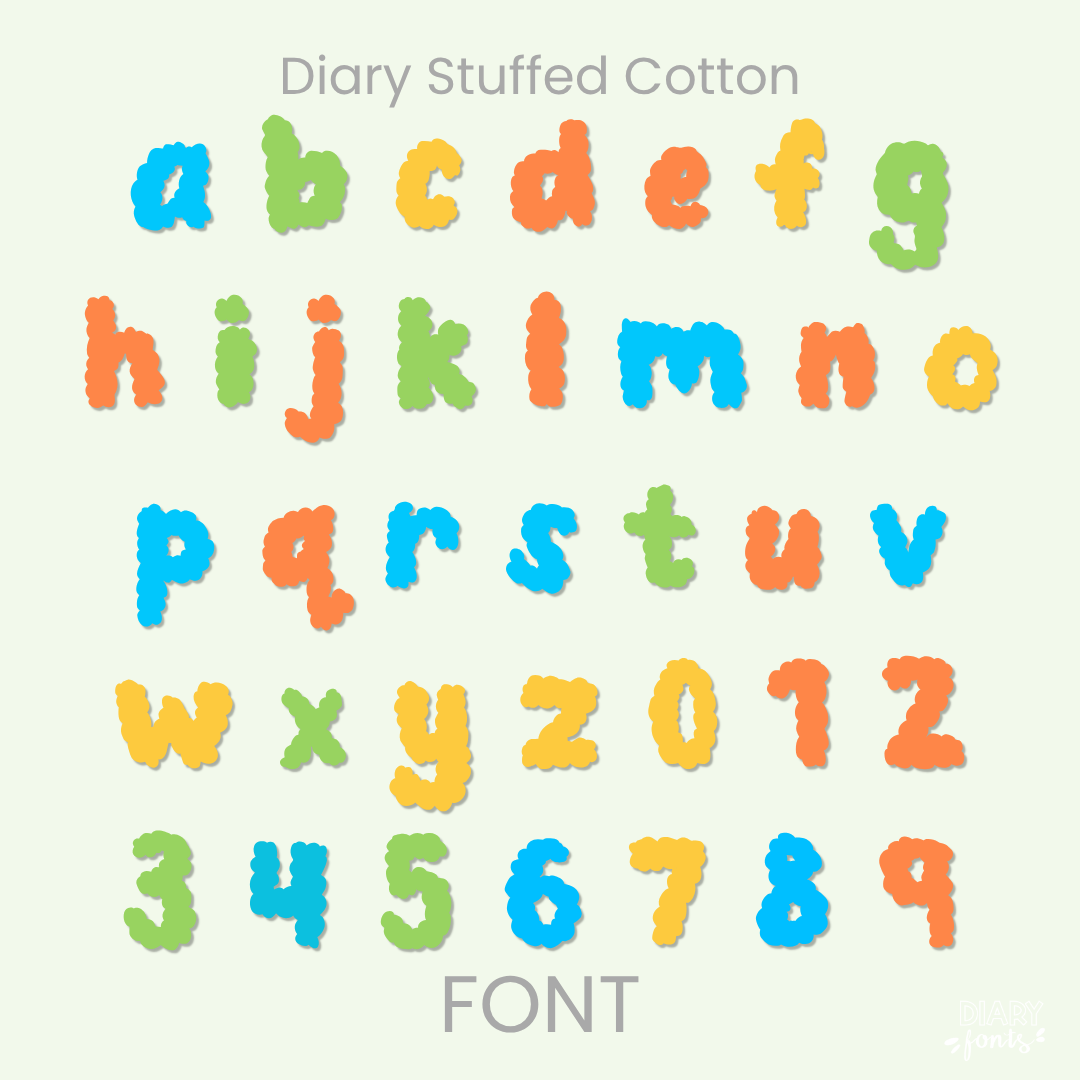 cloud font
