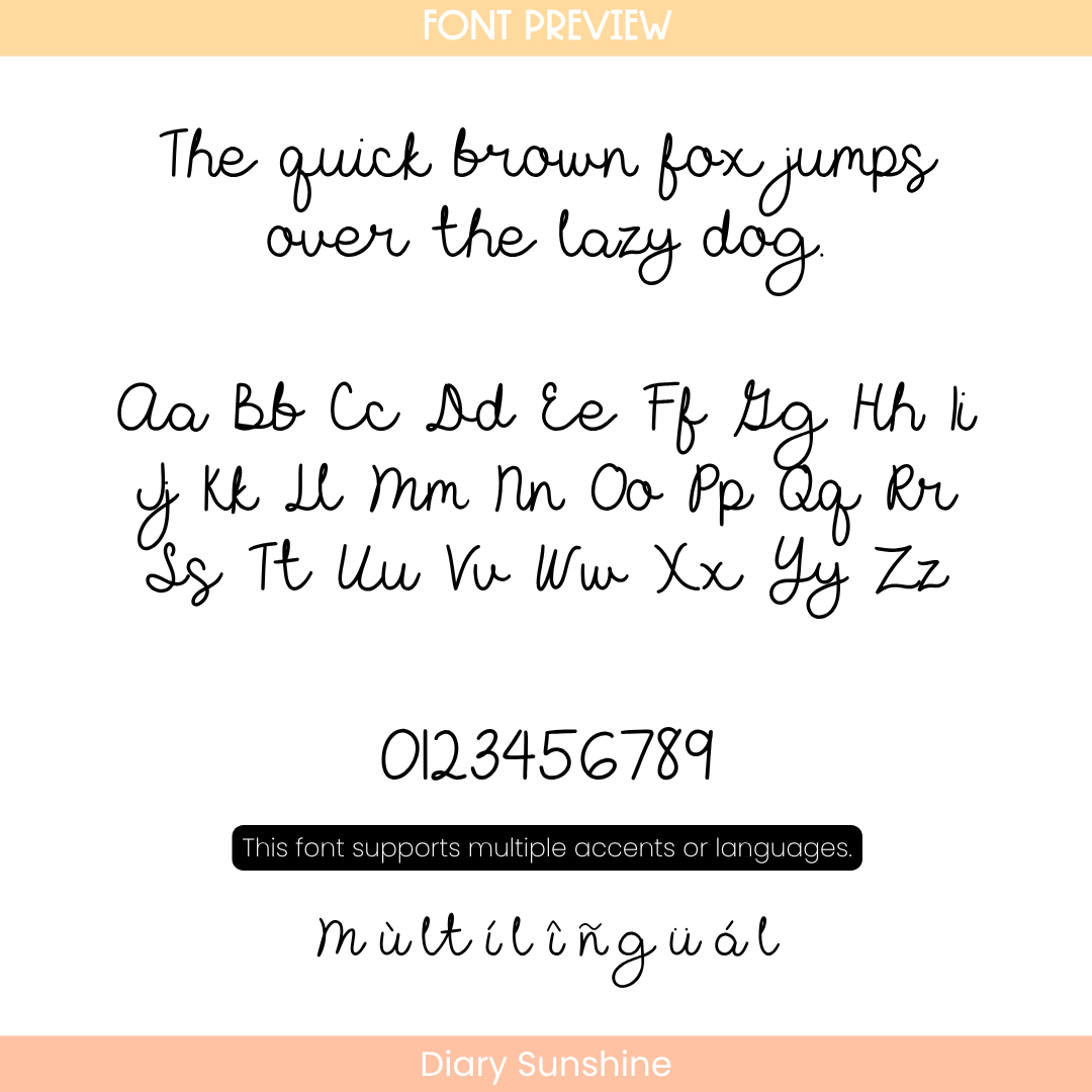 cursive font for students