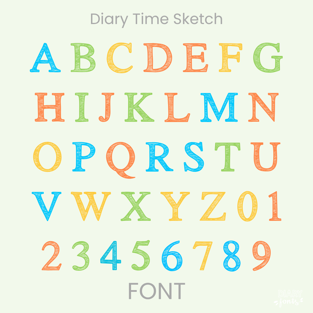 sketch font for classrooms