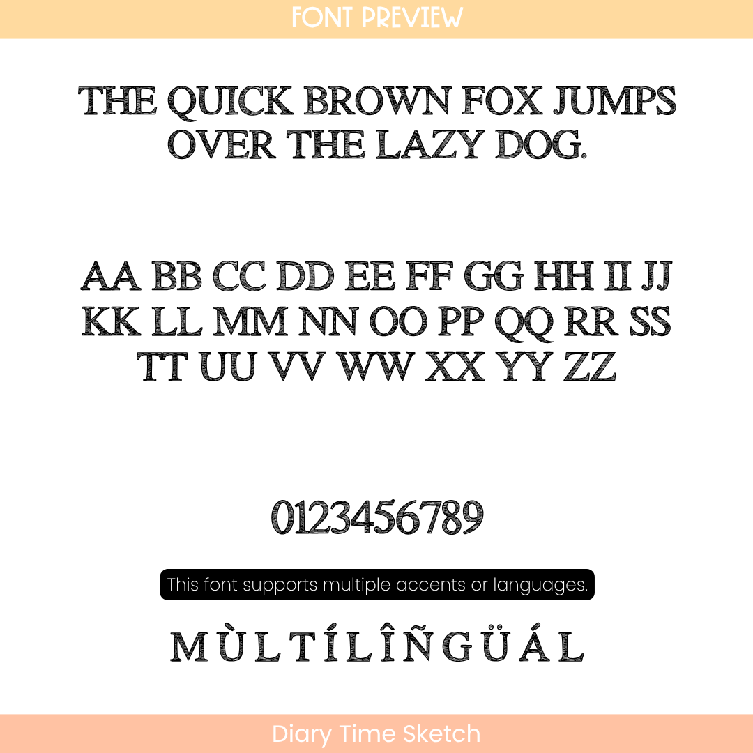 sketch font for teachers