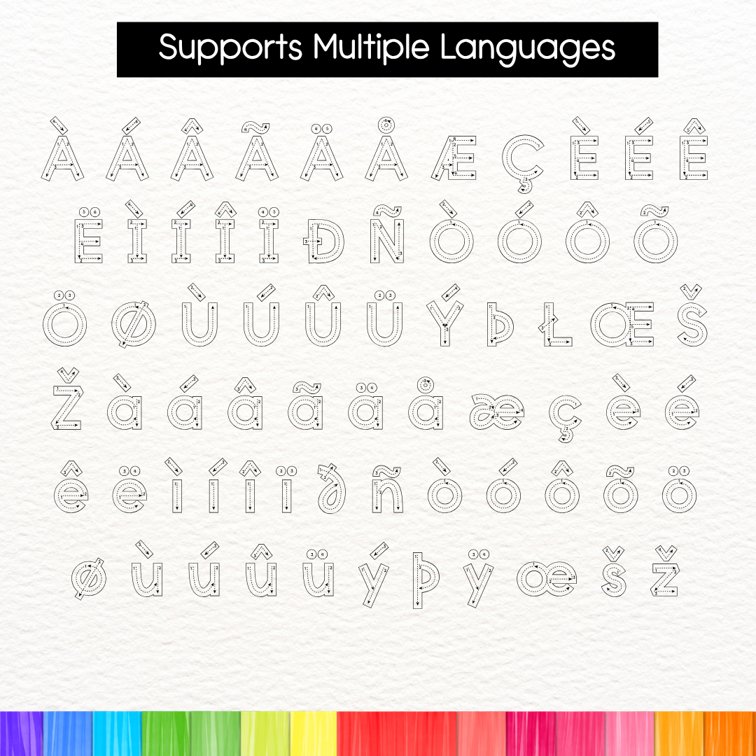 tracing font