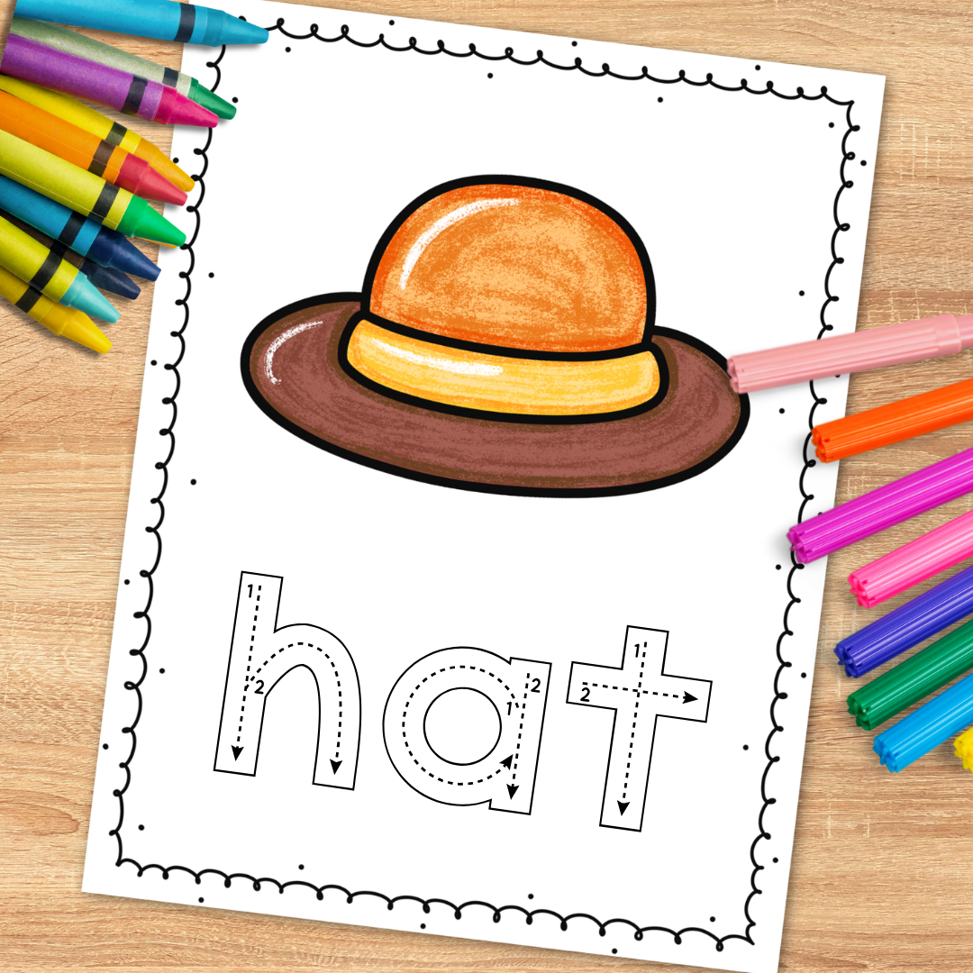 ABC tracing font