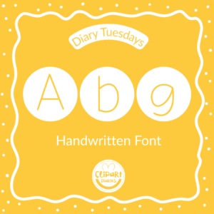 circled handwritten font