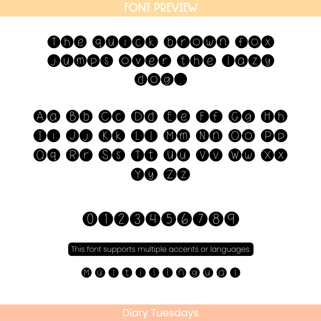 circled handwritten font for teachers