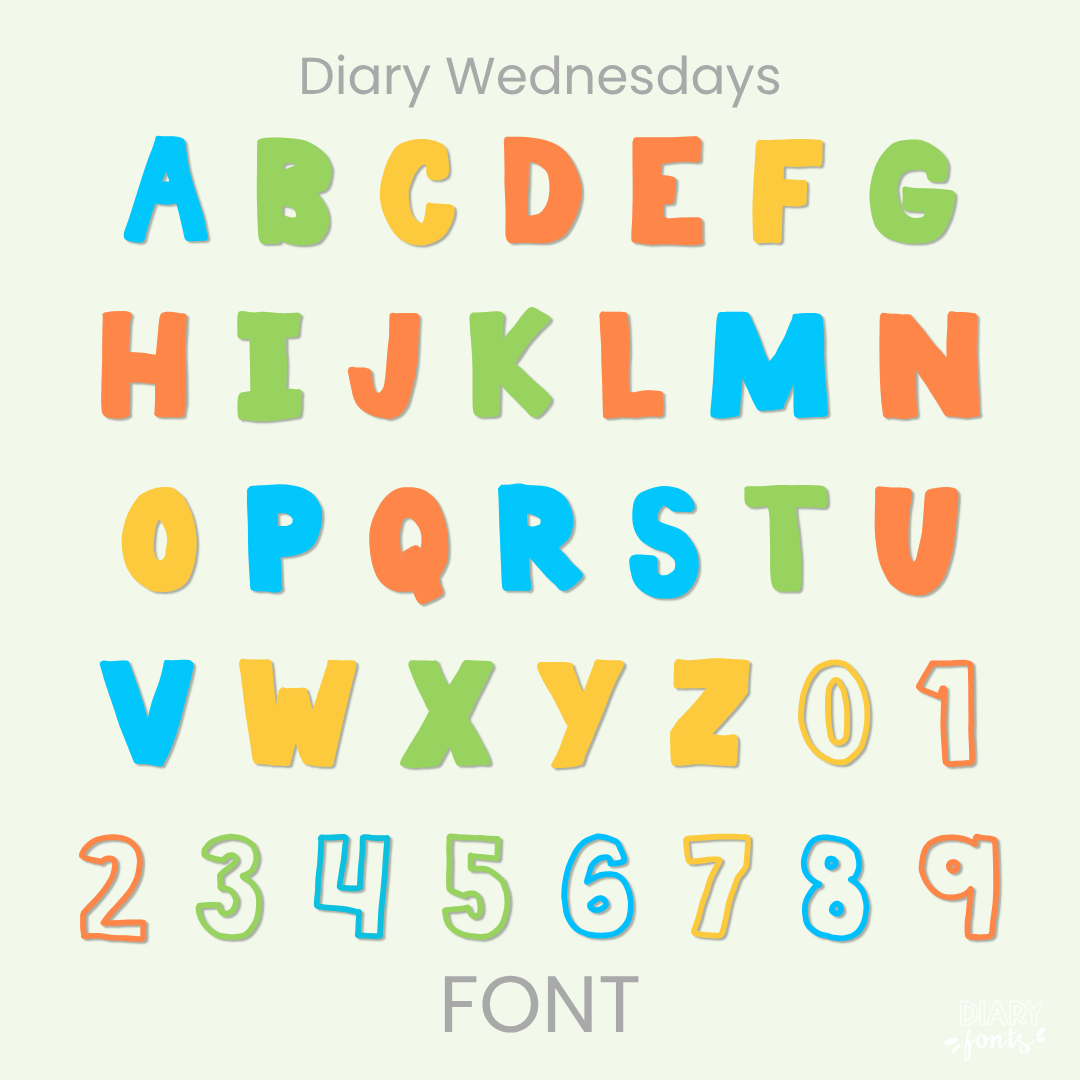 playful handwritten font for students