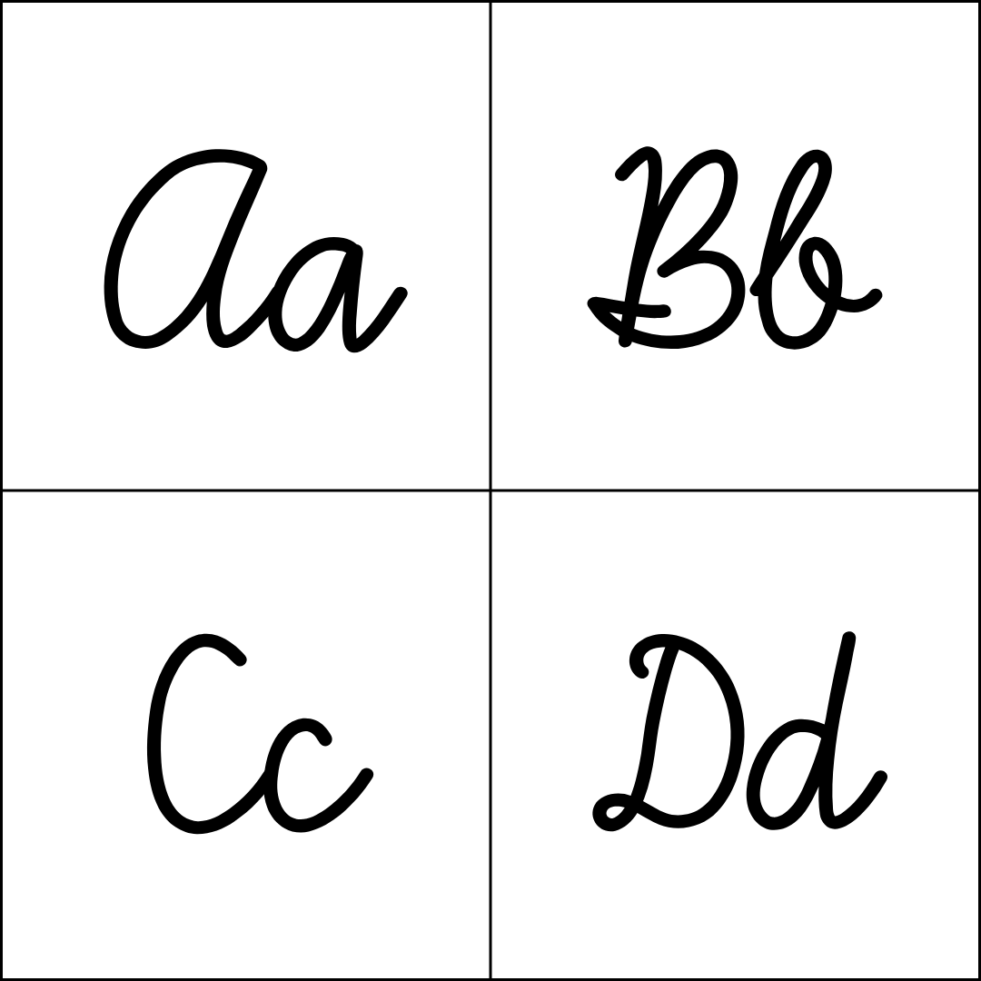 cursive handwriting practice font
