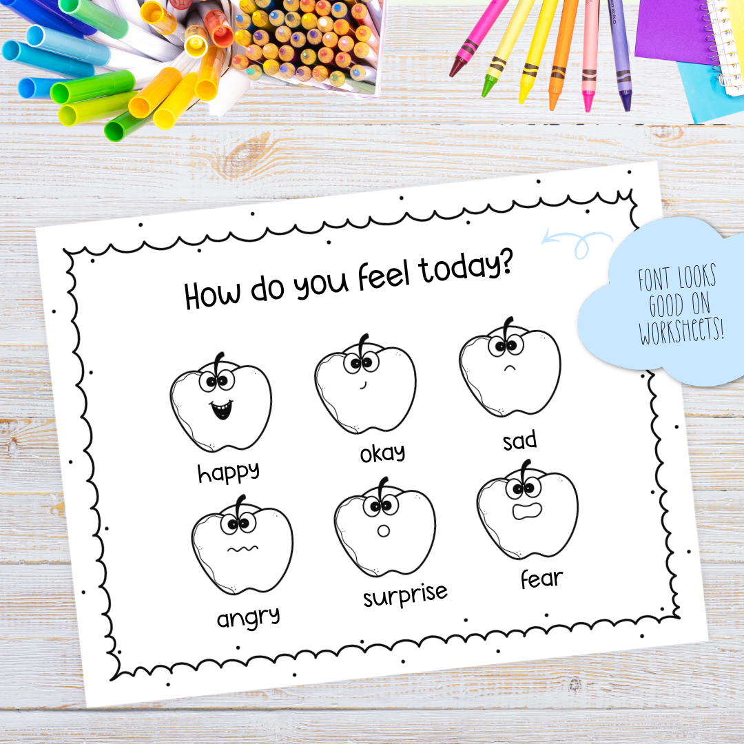handwritten font for classrooms