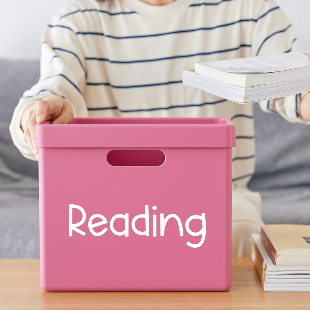 font for classroom bin labels