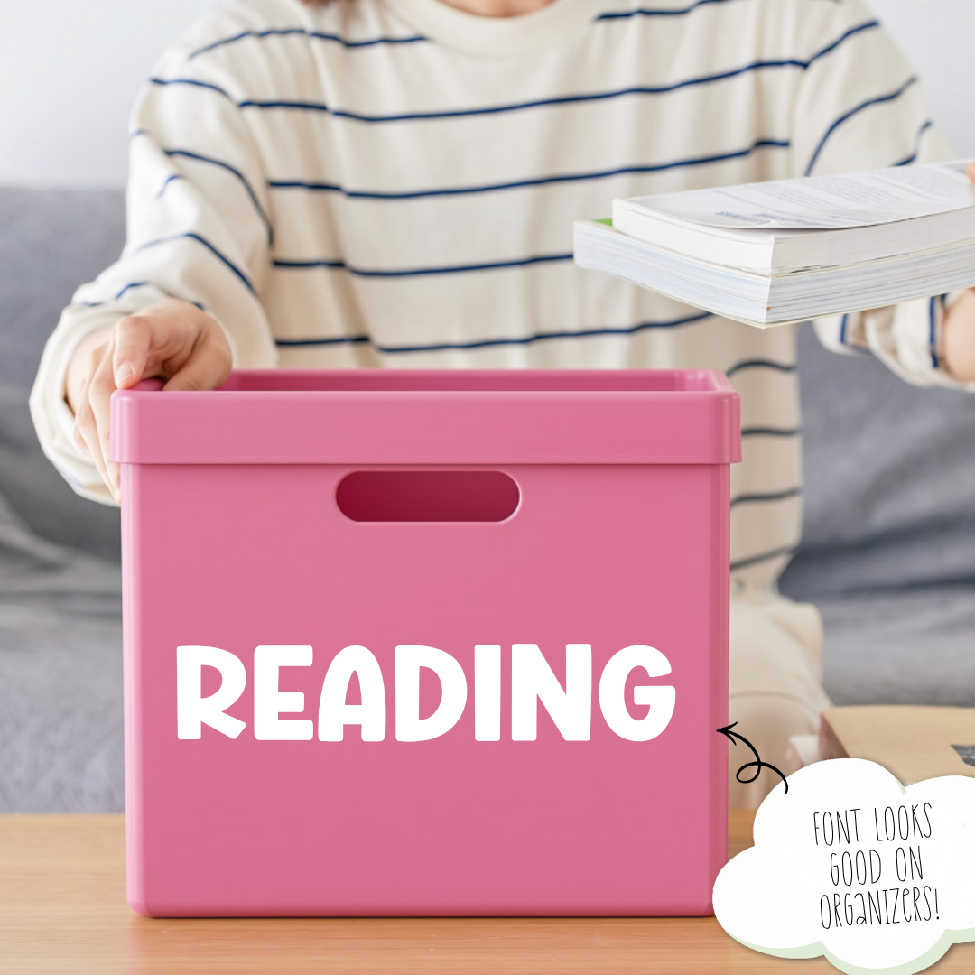 classroom organization label