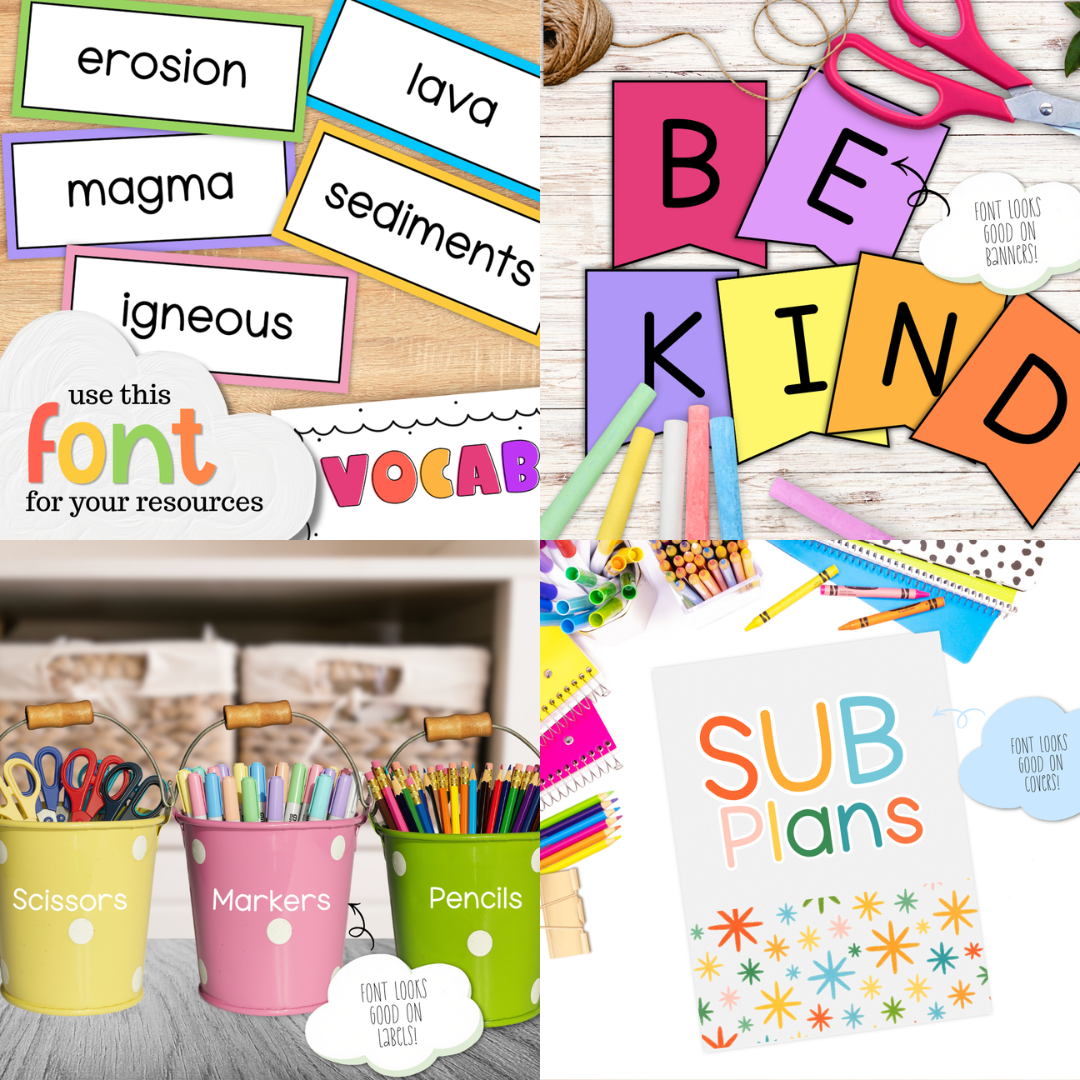 classroom storage labels