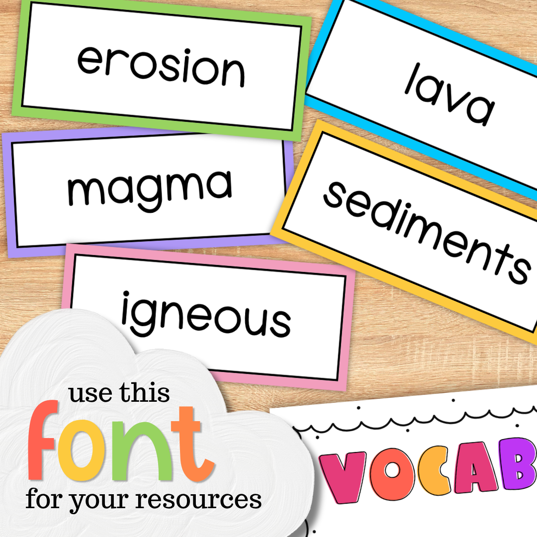 teacher resource font